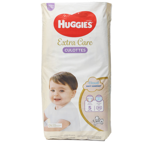 Huggies Extra Care Culottes Cloud Soft Comfort Diaper Size 5 12-17 kg 44 pcs