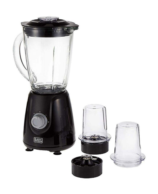 Black+Decker 400W Glass Blender With 2Mills BX440G