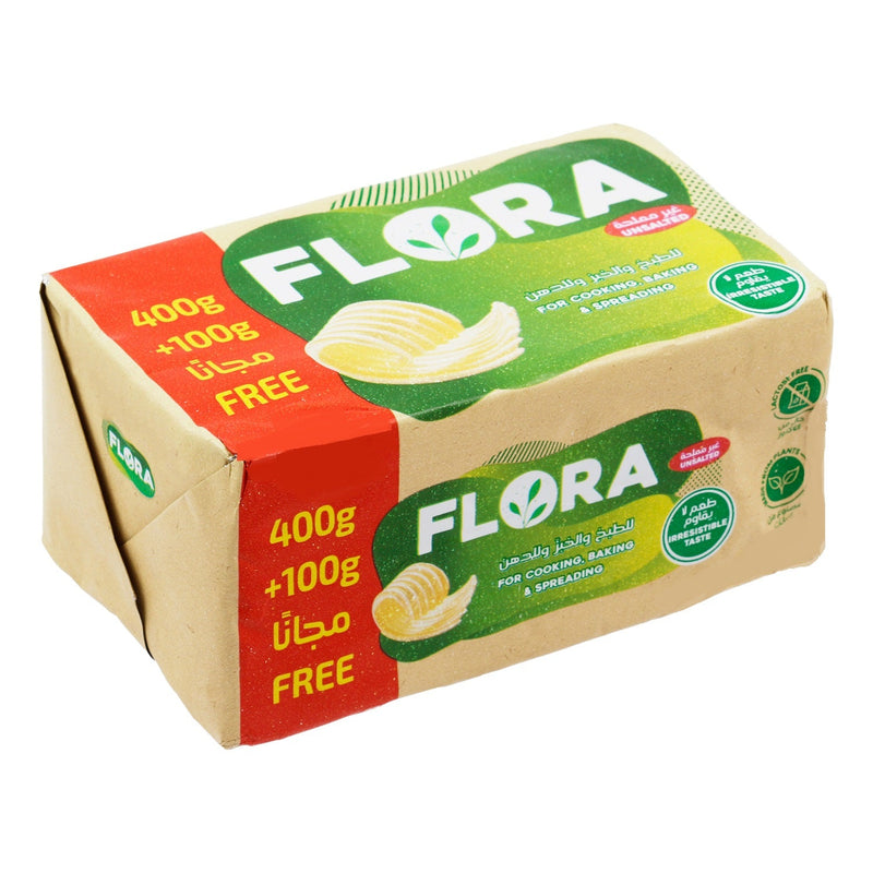Flora Butter Unsalted 500 g Sultan Center