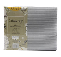 Canarry Bed Sheet King 3pcs Set Assorted