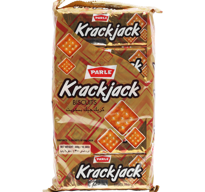 Parle Krack Jack Value Pack 5 x 60 g