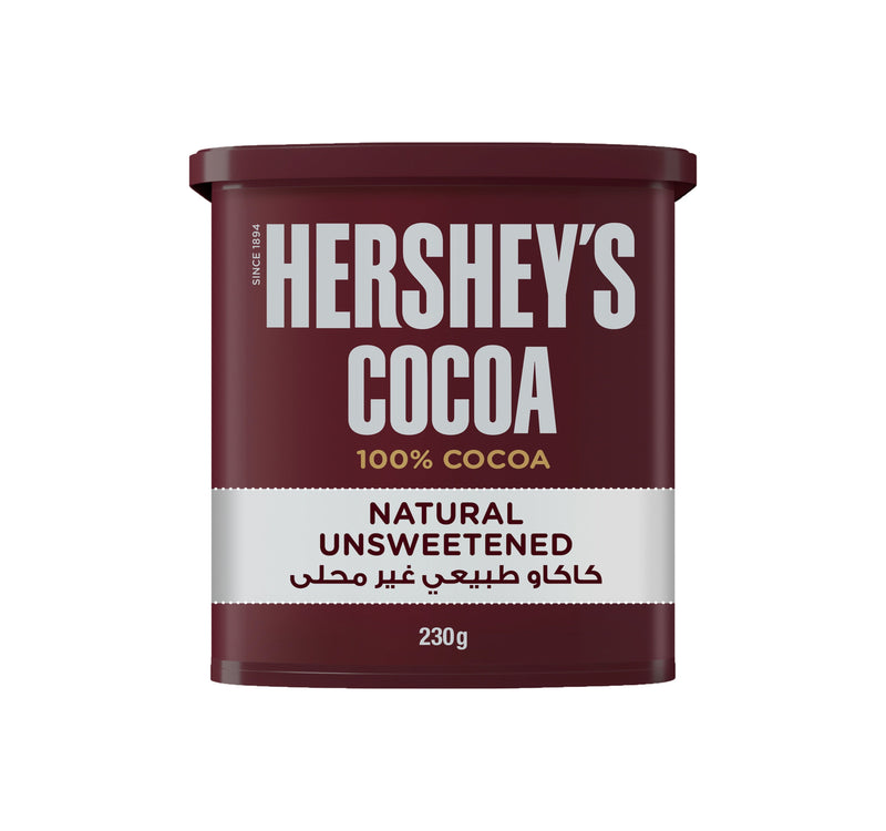 Hershey's Cocoa Powder 100% Naturally Unsweetened Cocoa 230 g Lulu Hypermarket