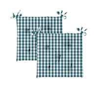 Homewell Chair Pad, 40 x 40 cm, 2 pcs, Turquiose