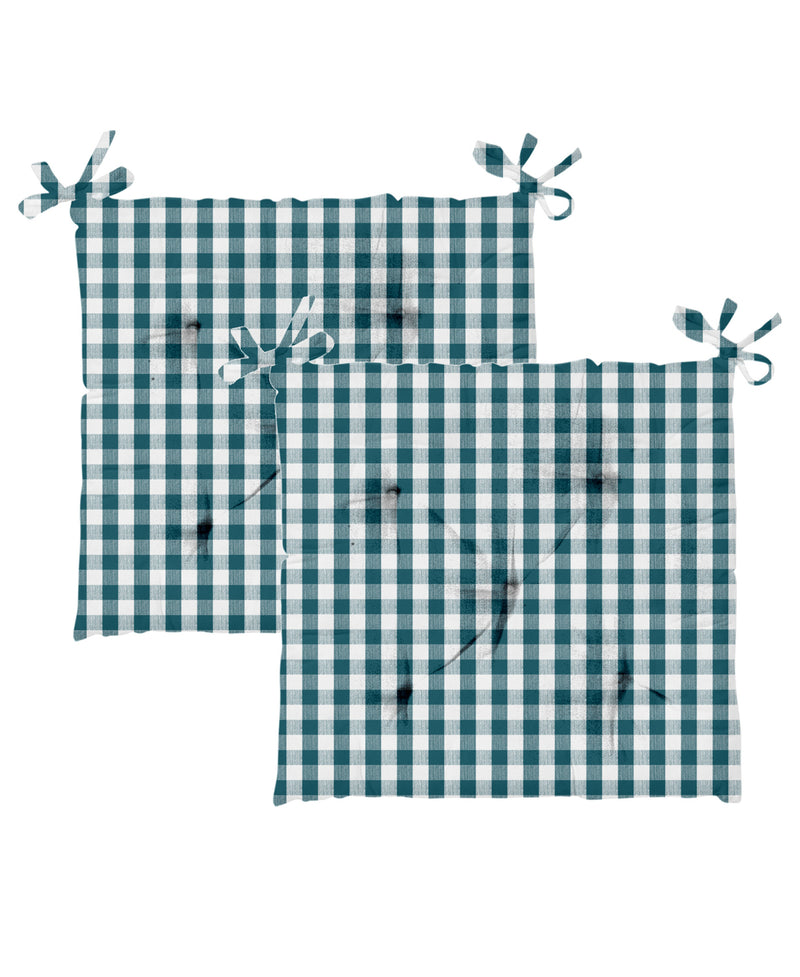 Homewell Chair Pad, 40 x 40 cm, 2 pcs, Turquiose