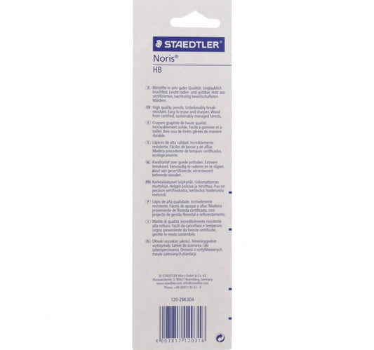 Staedtler Noris Pencil HBST120-2BK3DA 3 Piece