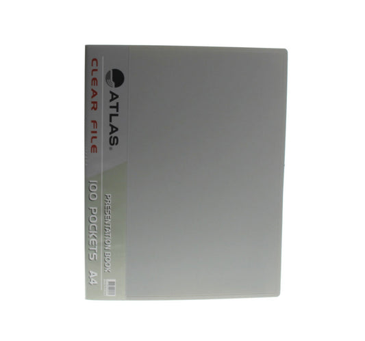 Atlas Clear File A4 100Pocket
