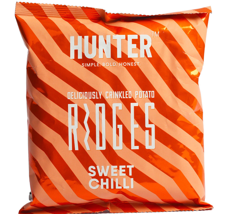 Hunter Sweet Chili Crinkled Potato Ridges 40 g Lulu Hypermarket