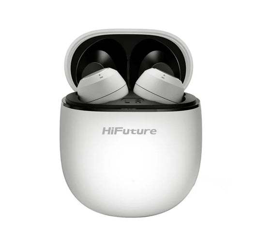 سماعات أذن HiFuture OlymBuds3 TWS داخل الأذن، لون أبيض مشع