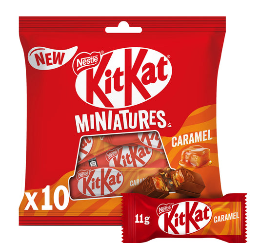 Nestle KitKat Miniatures Caramel 10pcs 110 g Lulu Hypermarket