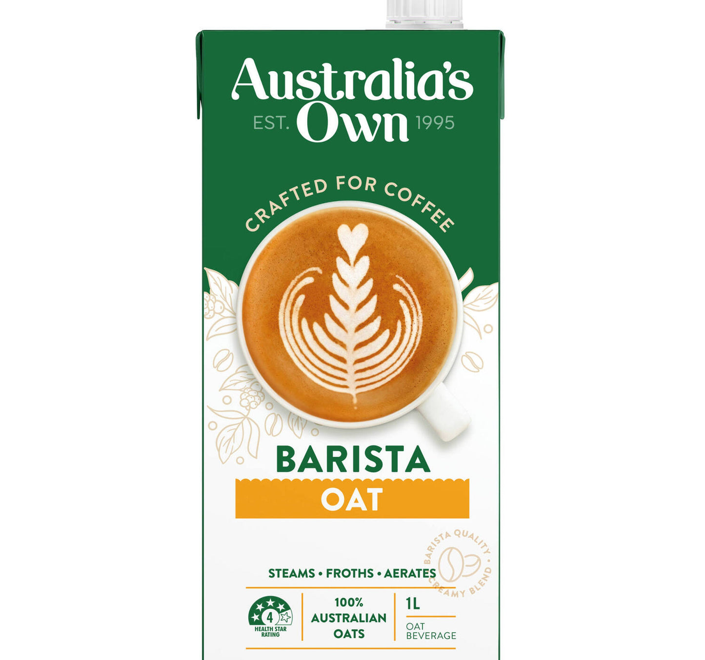 Australia's Own Barista Oat Milk 1 Litre Lulu Hypermarket