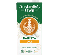 Australia's Own Barista Oat Milk 1 Litre Lulu Hypermarket