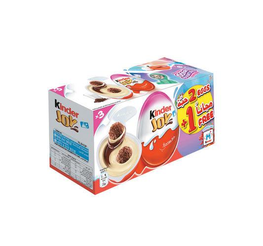 Ferrero Kinder Joy Egg For Girls Value Pack 3 x 20 g Lulu Hypermarket