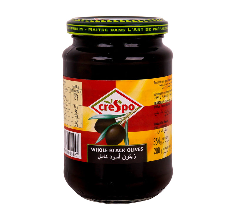 Crespo Black Olives in Brine 354 g Lulu Hypermarket