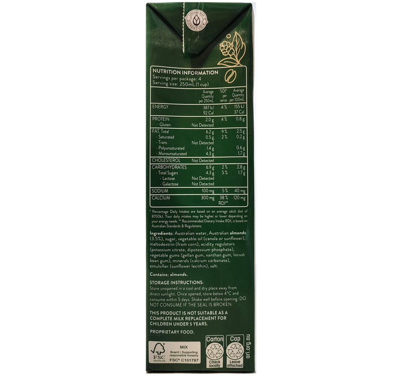 Australia's Own Barista Almond Milk 1 Litre
