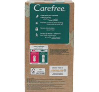 Carefree Organic Cotton Topsheet Normal Pantyliners 30pcs