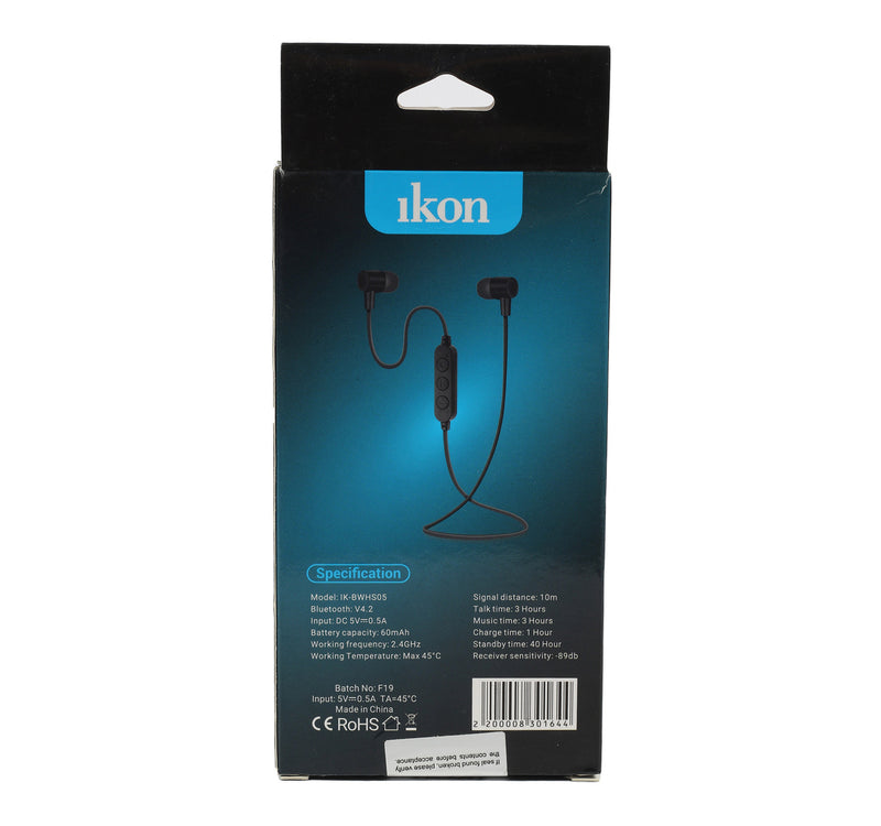 Ikon Blutooth Earphone IK-BWHS05