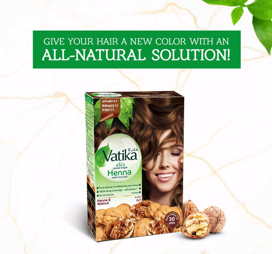 Vatika Naturals Henna Mahogany 5.5 Hair Colour 60 g