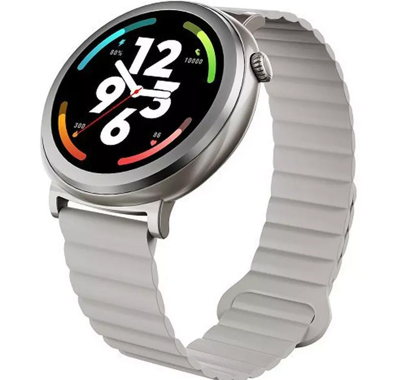 HiFuture Aurora Smartwatch, 1.43 inches AMOLED Display, Silver