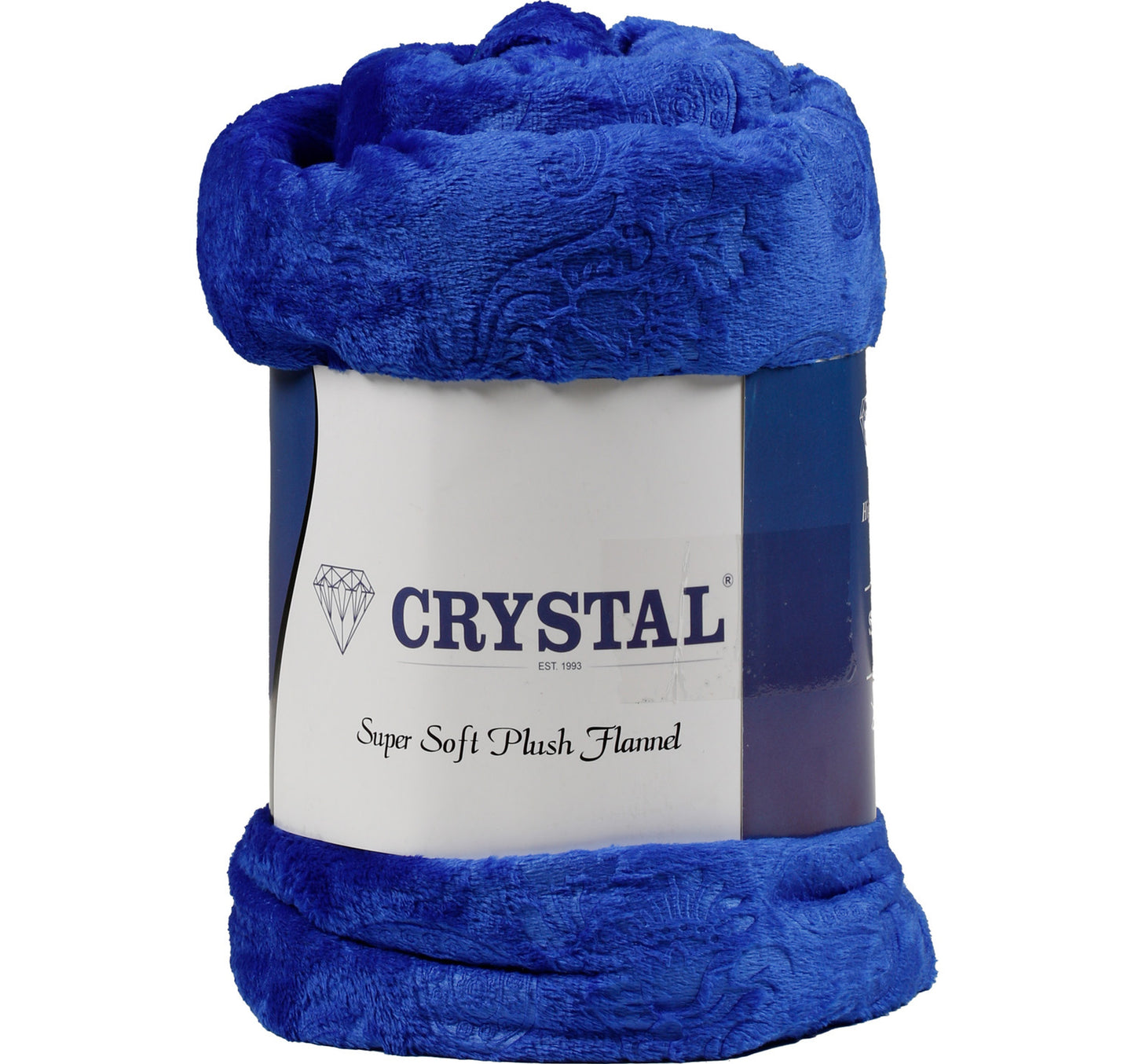 Crystal Super Soft Plush Flannel Blanket, 200 x 230 cm, Assorted