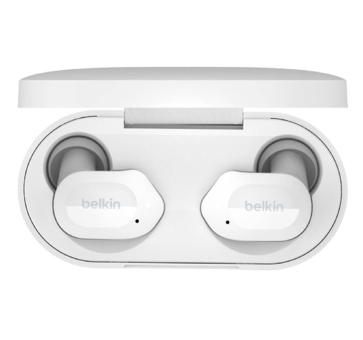 Belkin SOUNDFORM (TWS-C005)True Wireless Earbuds (Bluetooth Headphones with Noise Isolation, Touch Controls, 24 Hours Playtime, Sweatproof) Wireless Headphones, Bluetooth Earbuds,White