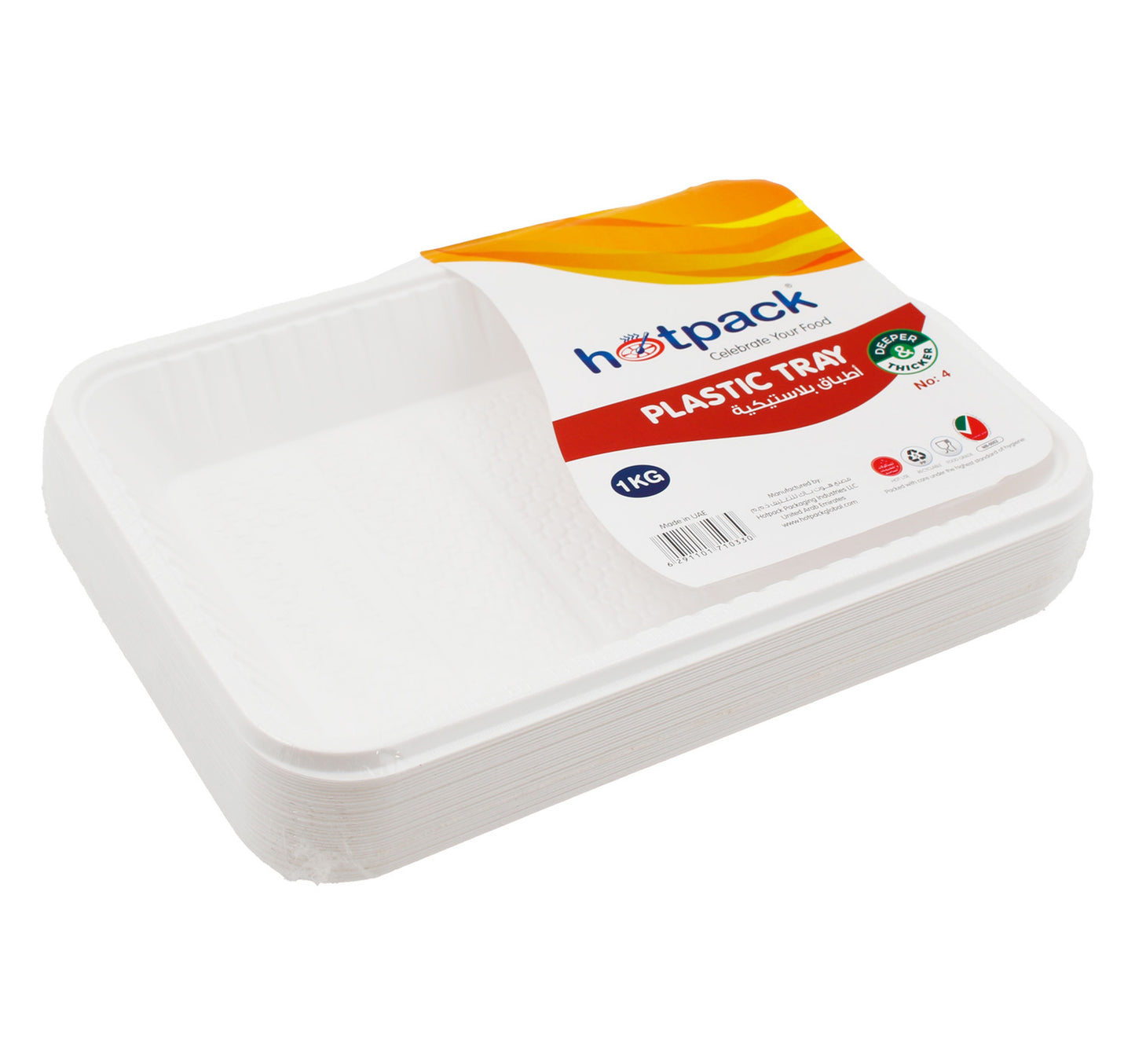 Hotpack Plastic Tray No:4 1 kg