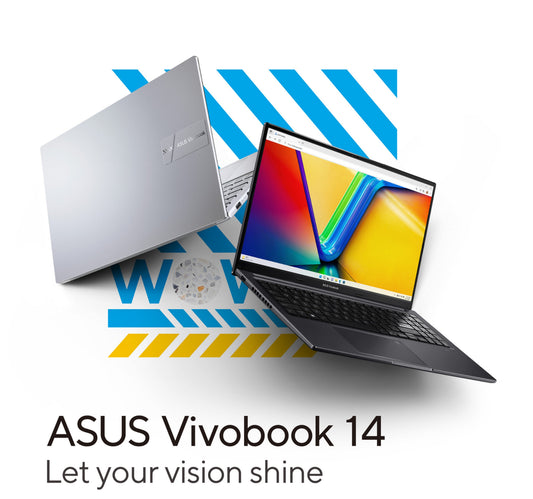 Asus Vivobook 14", Intel Core i5-1235U, 8 GB RAM, 512 GB SSD, Windows 11 Home, Quiet Blue, X1404ZA-NK271W