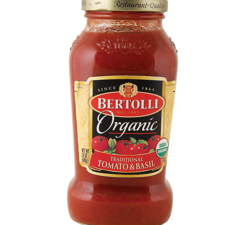 Bertolli Organic Traditional Tomato And Basil Sauce 680 g Lulu Hypermarket