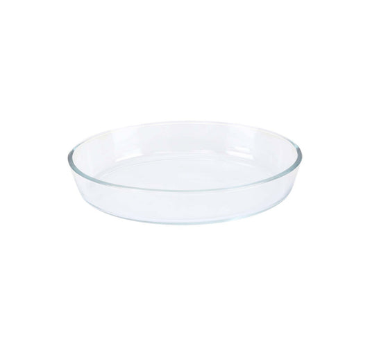 Chefline HSAP10L Borosilicate Glass Oval Baking Dish, 0.7 Litre, Transparent