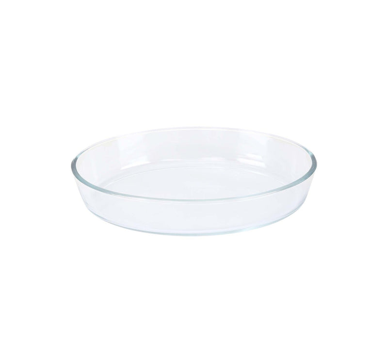 Chefline HSAP10L Borosilicate Glass Oval Baking Dish, 0.7 Litre, Transparent