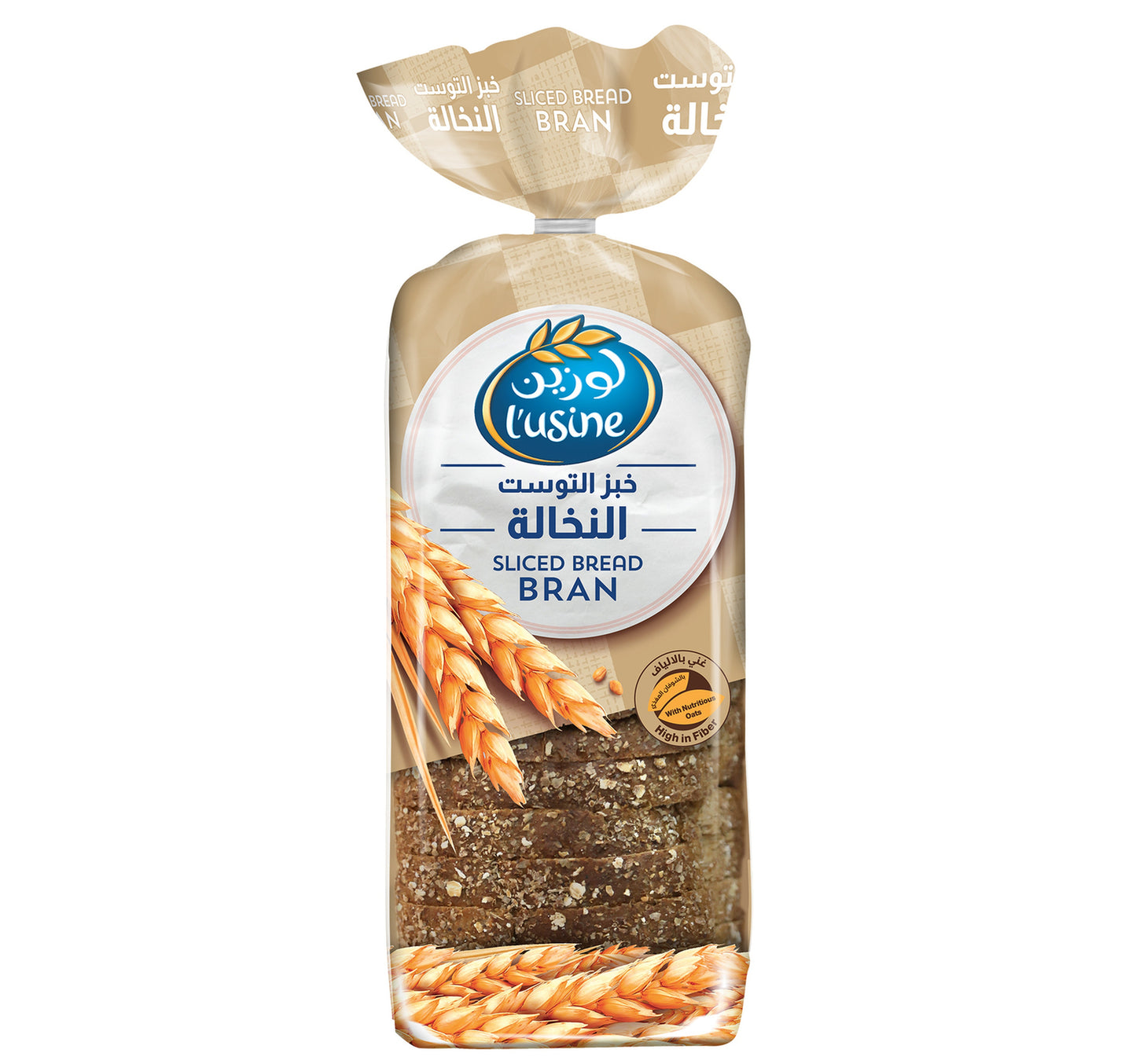 Lusine Bran Sliced Bread 615 g