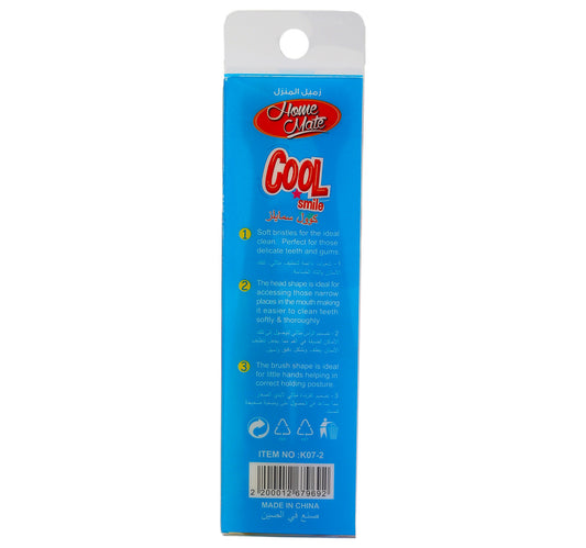 Home Mate Kid's Soft Toothbrush K07-2 2 pcs