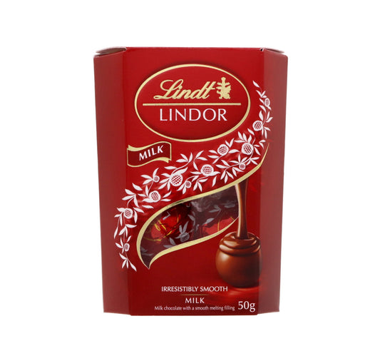 Lindt Lindor Irresistibly Smooth Milk Chocolate 50 g Lulu Hypermarket