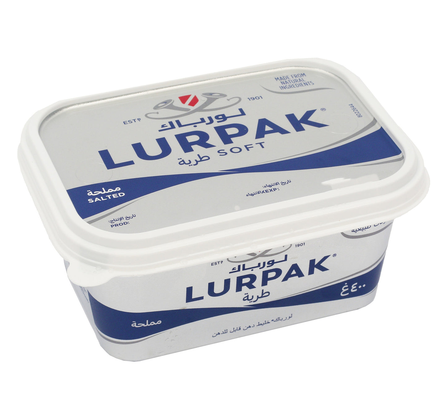 Lurpak Soft Salted Butter Tub 2 x 400 g Sultan Center