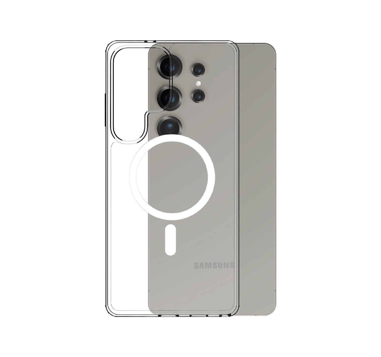Smartix Samsung Galaxy S25 Ultra Magnetic Clear Case IGS25ULCMG Lulu Hypermarket