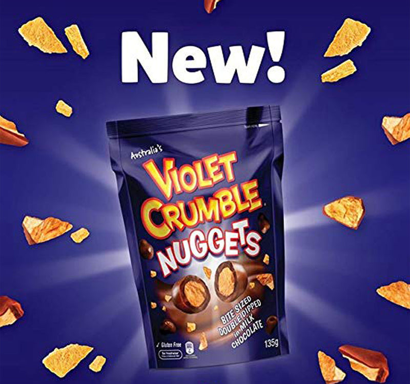 Violet Crumble Honeycomb Nuggets 135 g