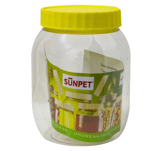 Sunpet Plastic Jar Round, 750 ml