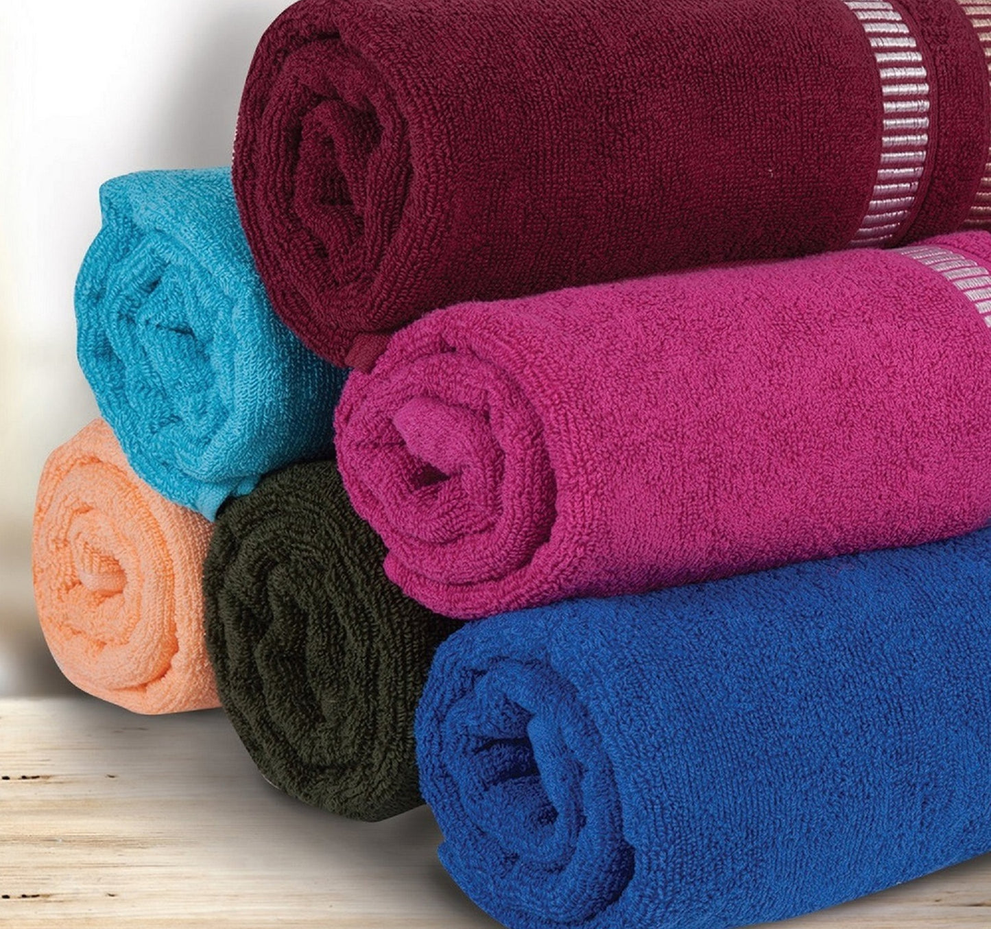Utica Bath Towel, 1 pc, 70 x 140 cm, Assorted