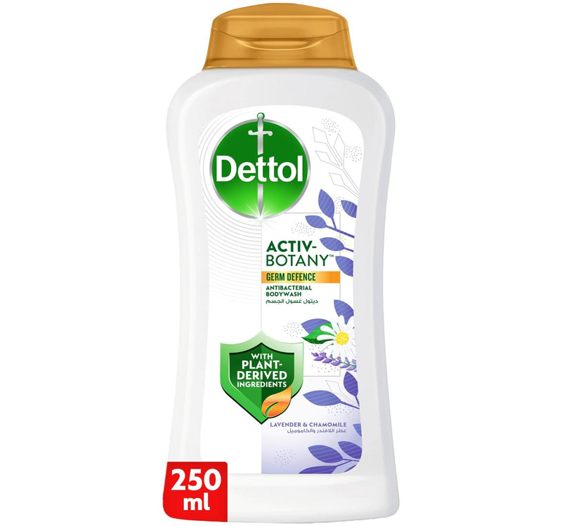 Dettol Activ-Botany Anti-Bacterial Body Wash Lavender & Chamomile Scent 250 ml