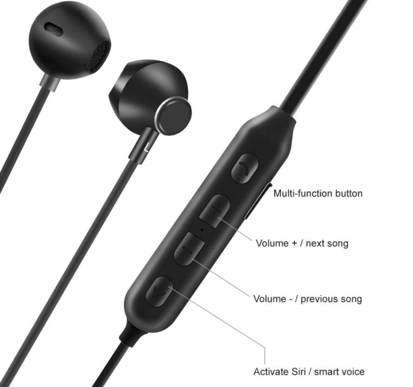 Trands Neckband Sports Bluetooth Earphone BT-12