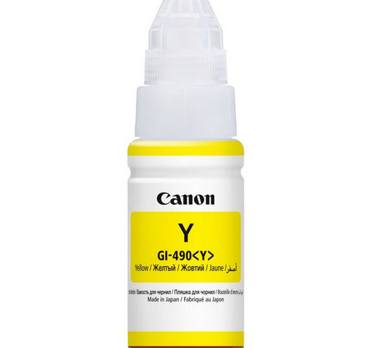 Canon Ink Bottle Cartridge GI-490 Yellow
