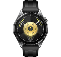 Huawei GT6 Atum GPS + Wifi Smartwatch, 46 mm Stainless Steel Case with Black Fluoroelastomer Strap, ATM-B19