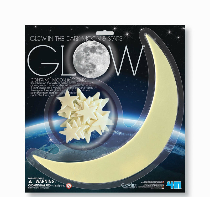 4M Glow in the Dark Moon and 12 Stars, 05215