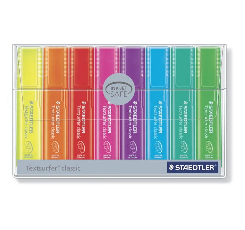Staedtler Textsurfer Classic Highlighter 364PWP8 8Piece