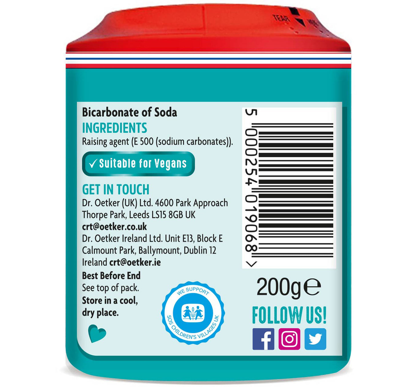 Dr.Oetker Bicarbonate of Soda 200 g Lulu Hypermarket