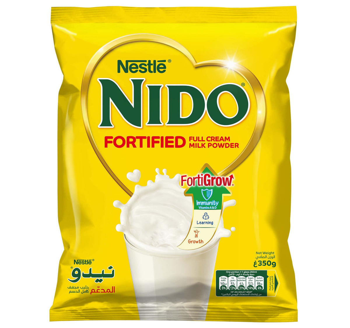 Nestle Nido Fortified Full Cream Milk Powder 350 g Lulu Hypermarket