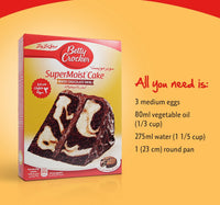 Betty Crocker SuperMoist Cake Mix White Chocolate Swirl 500 g Lulu Hypermarket