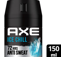 Axe Ice Chill 72 Hours Anti-Sweat Anti-Perspirant Deodorant Spray For Men 150 ml