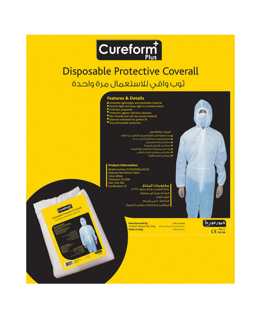 Cureform Plus Disposable Protective Coverall 1 pc