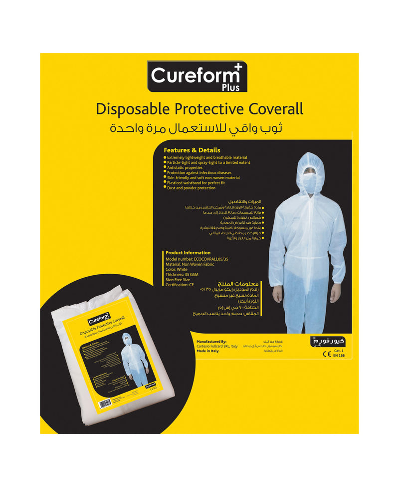 Cureform Plus Disposable Protective Coverall 1 pc