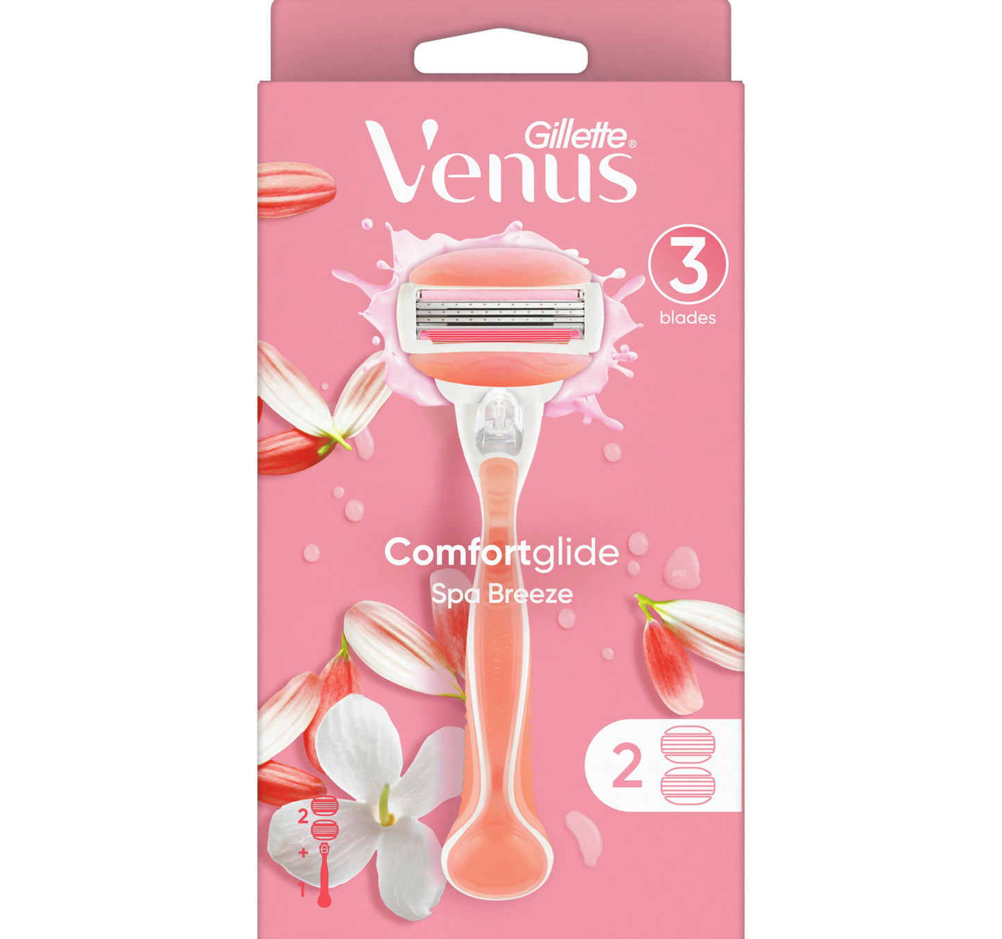 Gillette Venus Spa Breeze Women's Razor 2Up